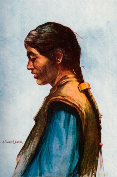 Un Tibétain typique, 1913 - Arnold Henry Savage Landor