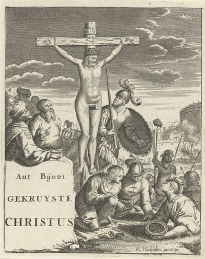 Christ en croix - Arnold Houbraken