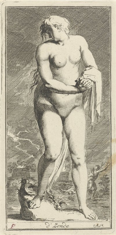 Péché personnifié - Arnold Houbraken