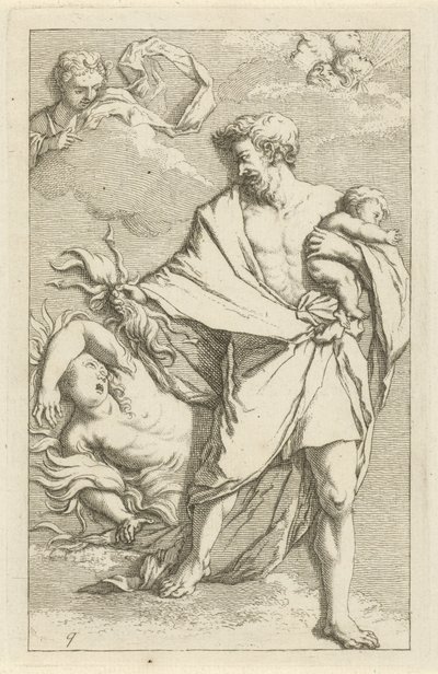 Jupiter et Sémélé - Arnold Houbraken