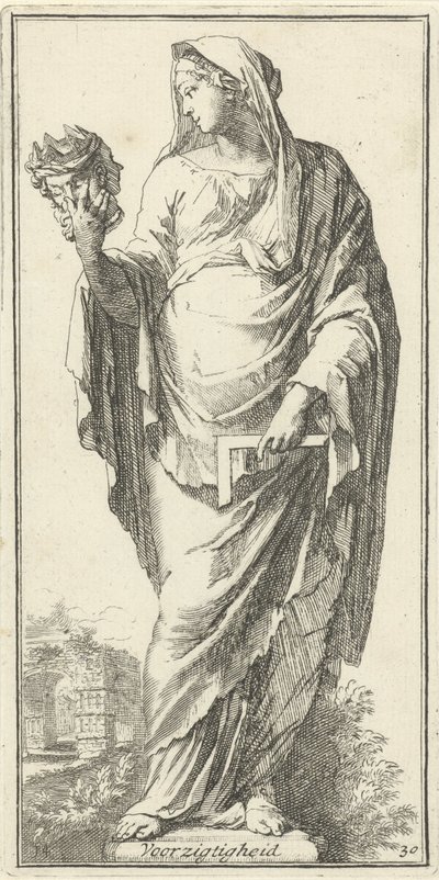 Personnification de la prudence - Arnold Houbraken