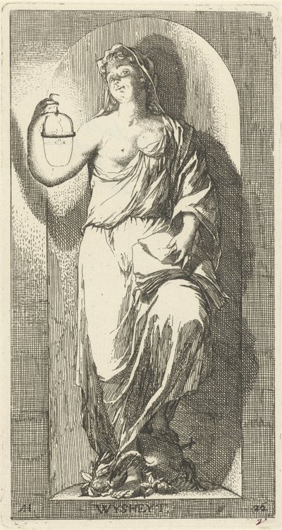 Personnification de la sagesse - Arnold Houbraken