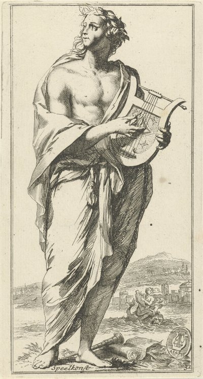 Allégorie de la musique - Arnold Houbraken