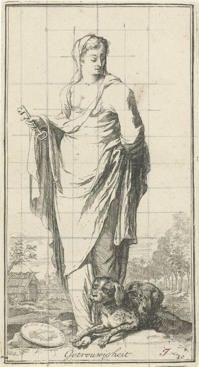 Personnification de la fidélité (Getrouwigheit, titre sur l