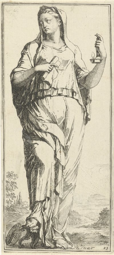 Personnification du feu - Arnold Houbraken