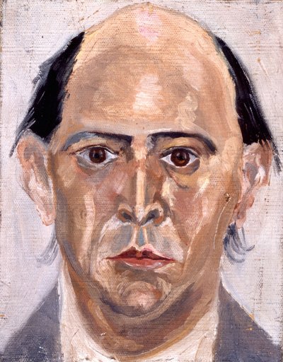 Arnold Schoenberg - autoportrait du compositeur autrichien (1874 - 1951) - Arnold Schoenberg