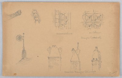 Détails architecturaux à Bourges - Arnold William Brunner