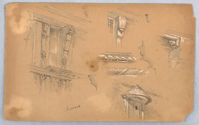 Détails architecturaux à Lisieux - Arnold William Brunner