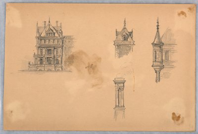 Études architecturales - Arnold William Brunner