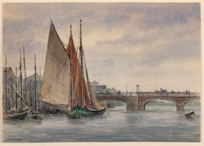 Bateaux à Trouville - Arnold William Brunner
