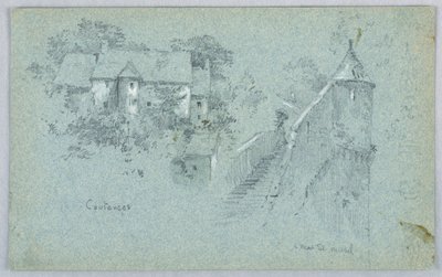 Coutance et Mont St. Michel - Arnold William Brunner