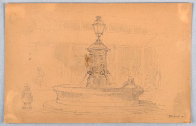 Fontaine à Nevers - Arnold William Brunner