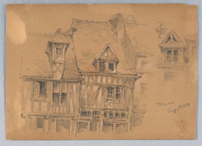 Maisons à Rouen - Arnold William Brunner