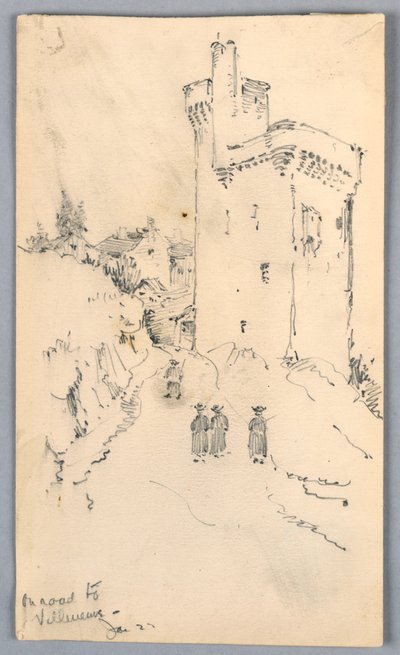 Sur la route de Villeneuve - Arnold William Brunner