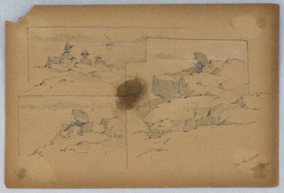 Sur les rochers, Mt. Desert - Arnold William Brunner
