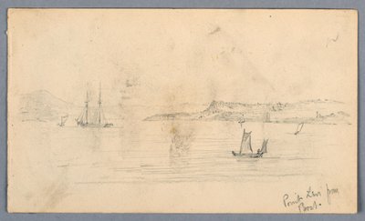 Point Levi depuis le bateau - Arnold William Brunner
