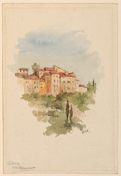 Sienne - Arnold William Brunner