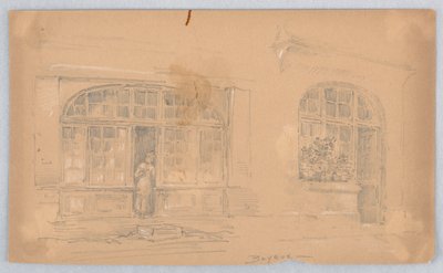 Esquisse à Bayeux - Arnold William Brunner