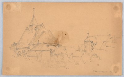 Esquisse de Chenonceaux - Arnold William Brunner