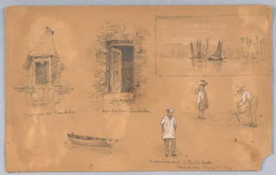 Croquis à Canebec - Arnold William Brunner