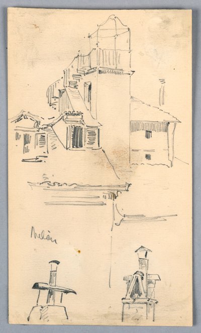 Esquisses à Milan - Arnold William Brunner