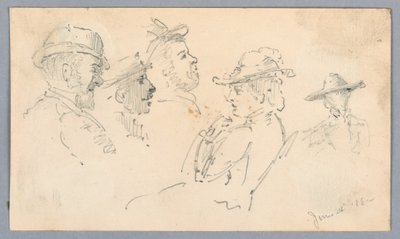 Esquisses de Têtes - Arnold William Brunner