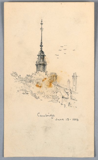Clocher à Cambridge - Arnold William Brunner