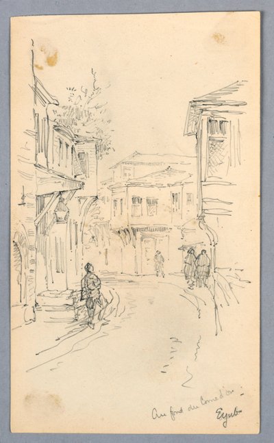 Scène de Rue - Arnold William Brunner