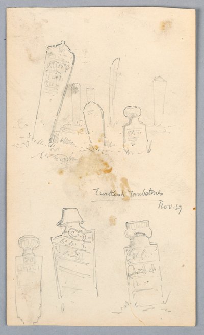 Pierres Tombales Turques - Arnold William Brunner