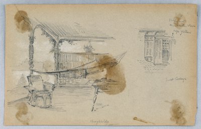 Deux Croquis, Scott Cottage - Arnold William Brunner