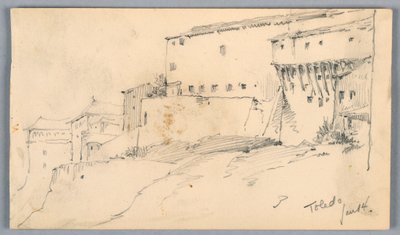 Murs à Tolède - Arnold William Brunner