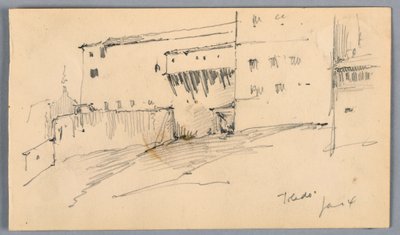Murs à Tolède - Arnold William Brunner