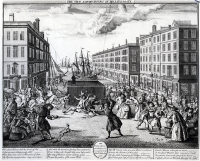 La Vue et les Humeurs de Billingsgate, 1736 - Arnold van Haecken