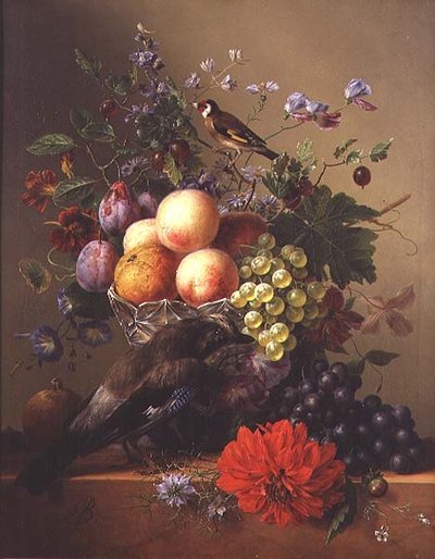 Nature morte avec fruits et fleurs - Arnoldus Bloemers
