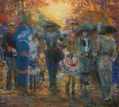 Mondanité, vers 1911 - Aroldo Bonzagni
