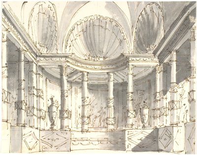 Intérieur avec colonnes - Aron Wallick