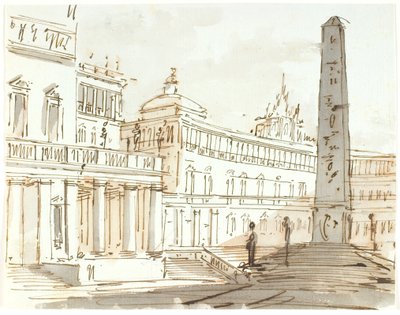 Place du château avec obélisque - Aron Wallick