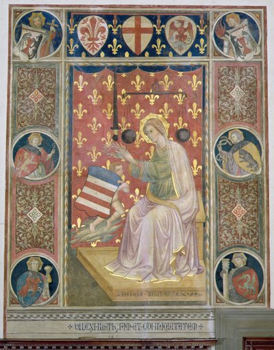 Justice militante, du Salone del Consiglio - Arrigo di Niccolo