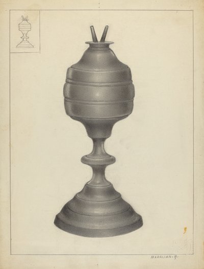 Lampe à camphène - Arsen Maralian
