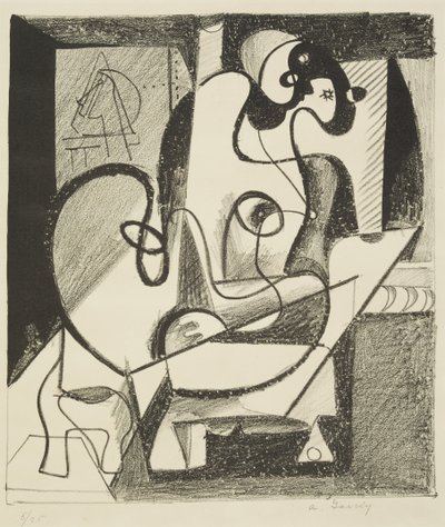 Peintre et modèle - Arshile Gorky