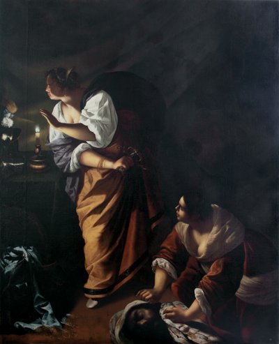 Judith et sa servante Abra avec la tête d