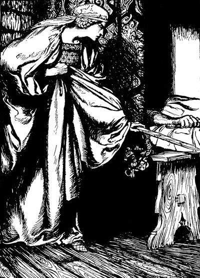 Morgan le Fay volant l