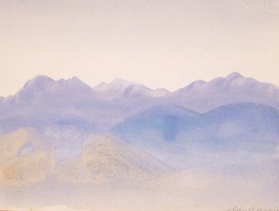 Brume bleue - Arthur B. Davies