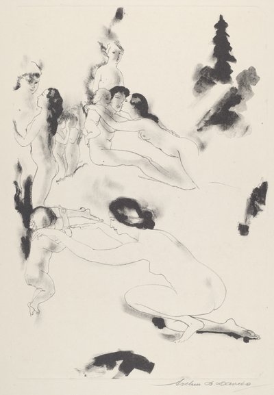 Verger des abondances - Arthur B. Davies