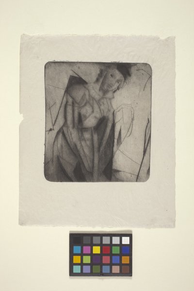 Figure dans le verre - Arthur Bowen Davies
