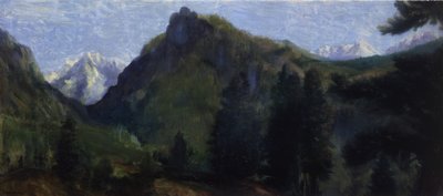 Montagne bien-aimée du printemps, vers 1906-07 - Arthur Bowen Davies
