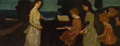 Musique dans les champs - Arthur Bowen Davies