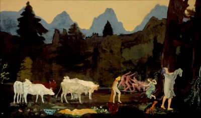 Vallées et Pics Pastoraux - Arthur Bowen Davies