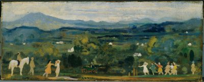 La naissance du vert - Arthur Bowen Davies