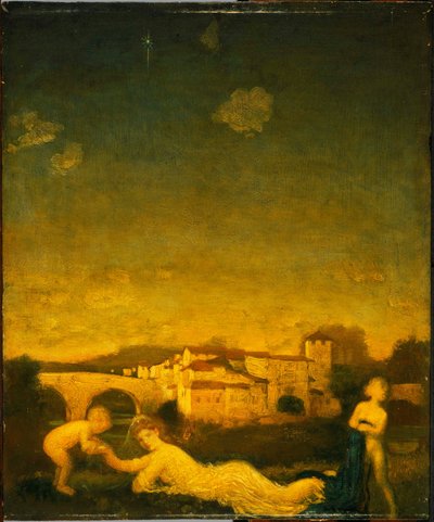 Viola Obligato - Arthur Bowen Davies